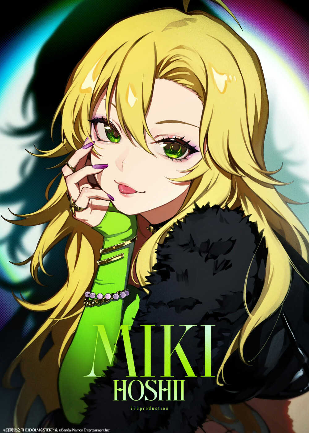 『偶像大师』星井美希 出演美国芝加哥AnimeCentral2026 视觉图（画：LAM） ​​​