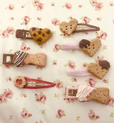 可爱萌物饼干 食玩 头饰