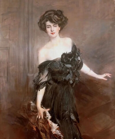 Mademoiselle de Nemidoff
法国画家Giovanni Boldini
