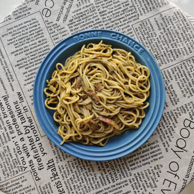 12.22 培根青酱意面