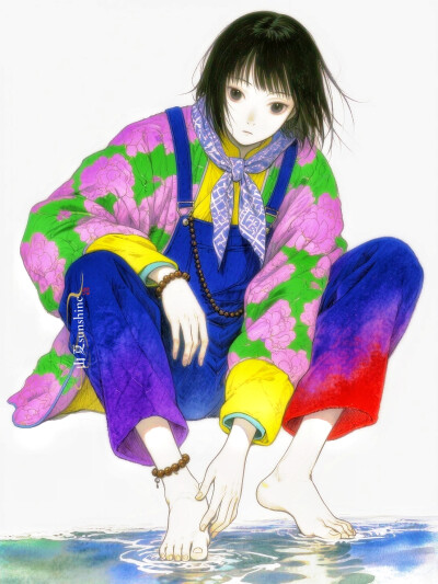 温泉旅馆的小老板娘|乘物以游心#ootd# 服设#立绘#私服#手串