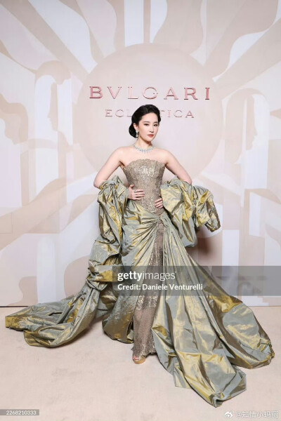 刘亦菲意大利米兰宝格丽高级珠宝展晚宴
刘亦菲宝格丽全球品牌代言人2026.3.25