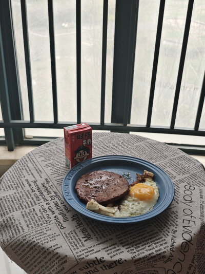 12.26 旺仔牛奶 牛排 煎蛋