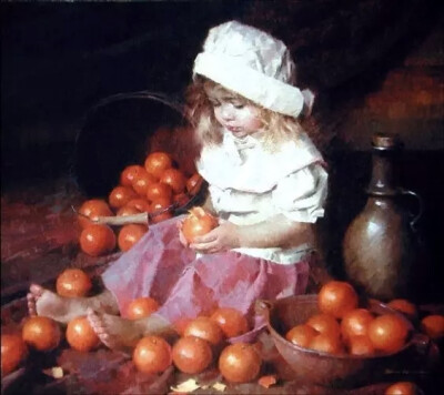 摩根·威斯特林，美国当代著名油画家，其用笔豪放，形、色结合得非常好，色彩浓郁有透明感，富有表现力与感染力，在细节表现上还很具有穿透性。