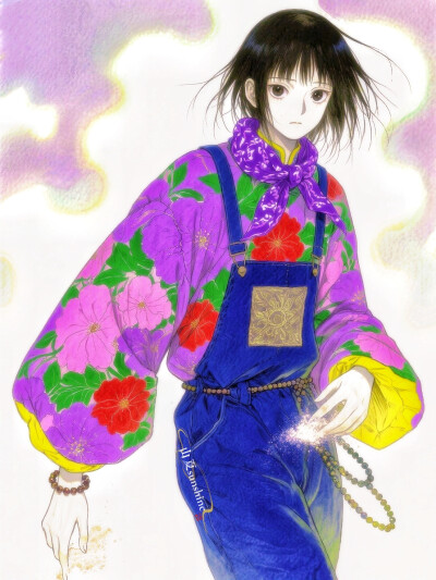 温泉旅馆的小老板娘|乘物以游心#ootd# 服设#立绘#私服#手串