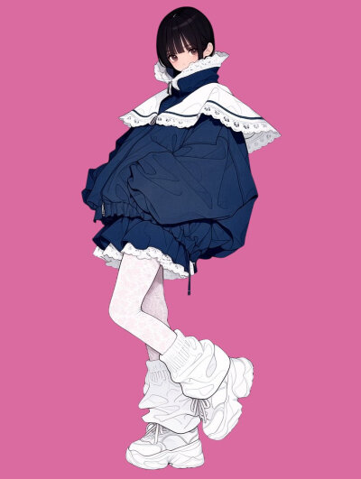 超爱的画风少女图 日本画师插画 洋裙 洛丽塔风 华丽
禁止商用 二改 自己收藏美图 华丽风