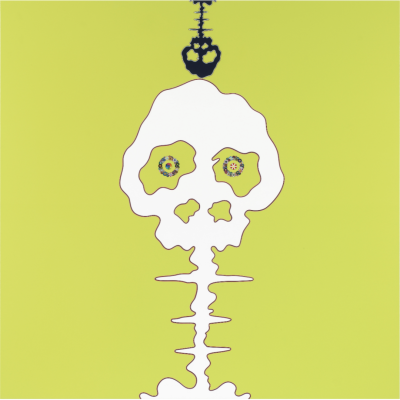 村上隆，TIME- lime green - BOKAN,2009
Acrylic on canvas mounted on aluminum frame, 71x71inches© Takashi Murakami/Kaikai Kiki Co., Ltd. Alrights reserved
