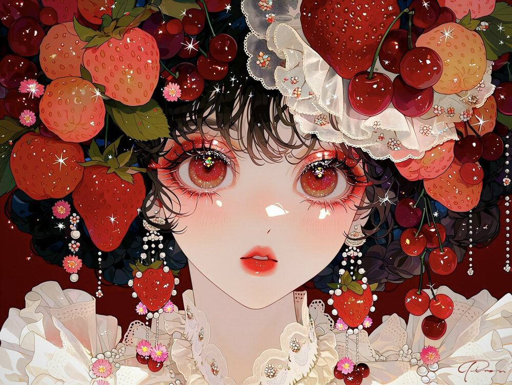 超爱的画风少女图 日本画师插画 洋裙 洛丽塔风 华丽
禁止商用 二改 自己收藏美图 华丽风