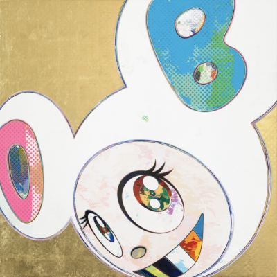 村上隆，And Then x 6 (Gold&White: TheSuperflat Method), 2012
