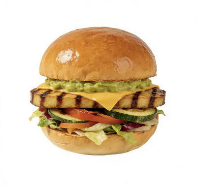 汉堡包白底头像