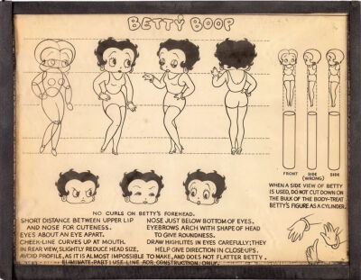 贝蒂娃娃（Betty Boop）人物设定图
