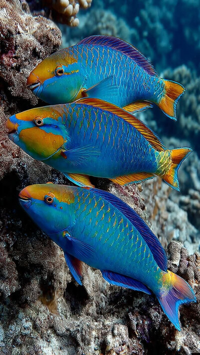 海底万花筒：珊瑚礁与精灵鱼群的静谧对话
