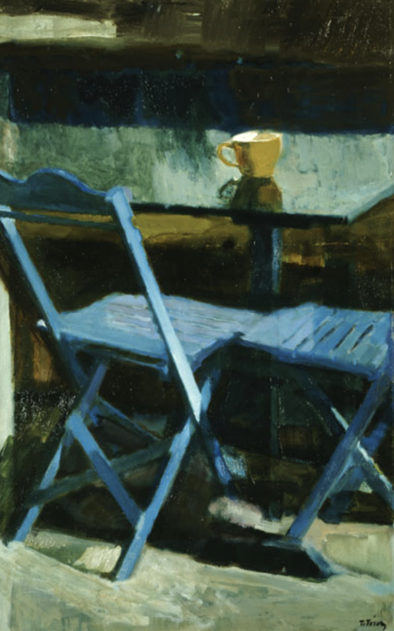 帕纳约蒂斯·特西斯出生于希腊，1937 年随家迁往比雷埃夫斯。他于 1949 年毕业于雅典美术学院，师从帕塞里斯等教授，之后于 1953–1956 年间获国家奖学金赴巴黎国立美术学院深造。回国后，他在 1948 年于 Romvos 画廊举办首次个展，并参与创建系列艺术团体，成为“Armos”艺术群体的创始成员之一，与艺术家们并肩推动希腊战后艺术发展。