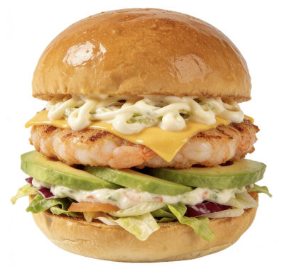 汉堡包白底头像