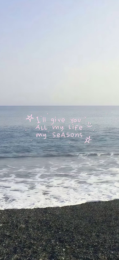 ▸ins文字壁纸
"人随春好 春与人宜"