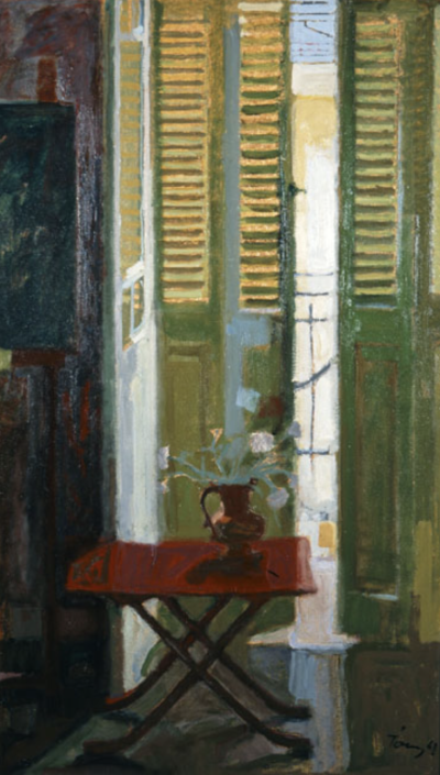 帕纳约蒂斯·特西斯出生于希腊，1937 年随家迁往比雷埃夫斯。他于 1949 年毕业于雅典美术学院，师从帕塞里斯等教授，之后于 1953–1956 年间获国家奖学金赴巴黎国立美术学院深造。回国后，他在 1948 年于 Romvos 画廊…