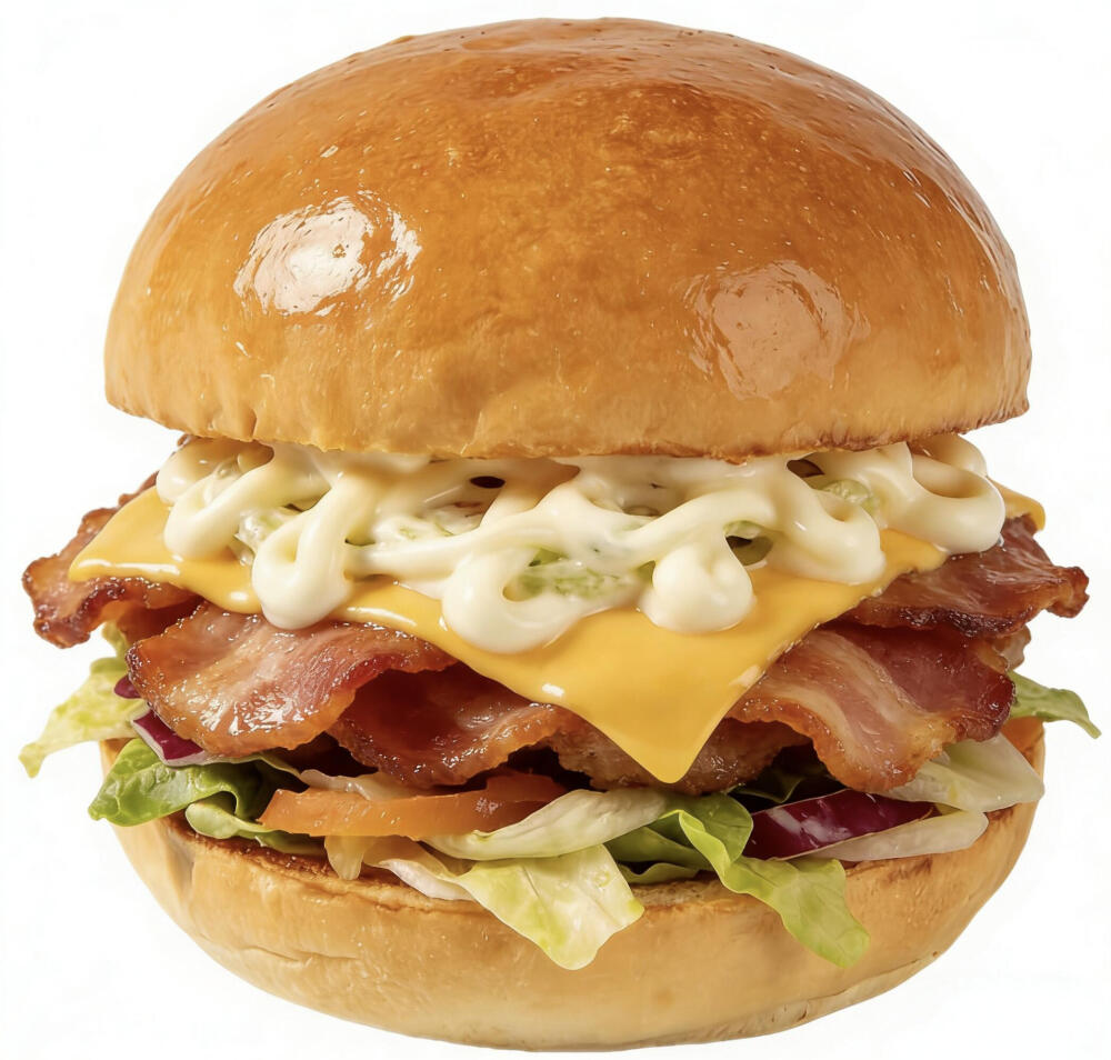 汉堡包白底头像