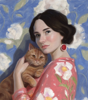 莉娜·里沃是一位俄罗斯当代色粉与油画画家，现居葡萄牙，以其充满光感和诗意的绘画风格而受到广泛关注。她的作品多描绘日常生活场景、花卉、静物以及户外风景，尤其善于通过色彩与光影表现温暖而抒情的氛围，透露出对自然与生活的热爱。里沃的创作带有强烈的印象派气息，笔触自由、色调明快，既有松弛的写意感，又保留了对象的形体与情绪。她擅长运用柔和而层叠的色粉来捕捉瞬间的光线变化，使画面呈现出轻盈、通透而富有质感的效果。