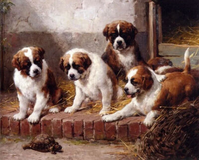 《一次迷人的邂逅》A Fascinating Encounter
奥托·埃勒曼（Otto Erelman）
约1920年；尺寸未知；画布油画