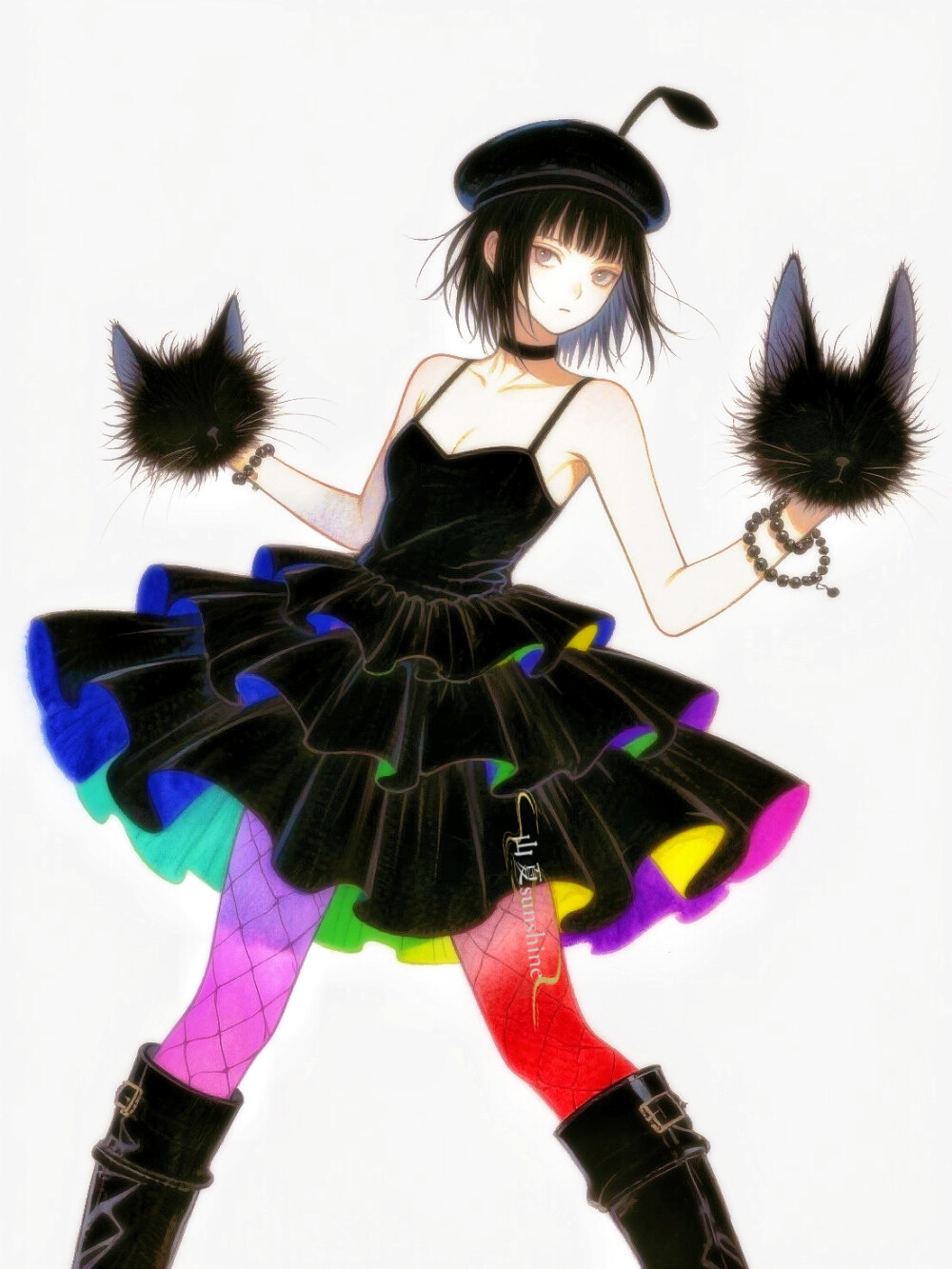 时尚从头“帽”出来。