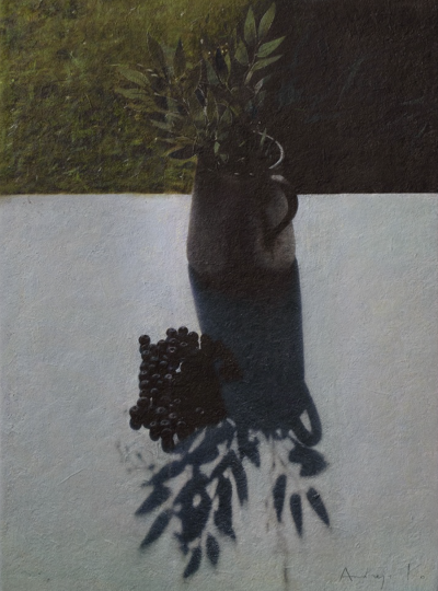 英国艺术家Andrejs Dinvalds （安德烈•丁瓦尔兹） 1970年出生于拉脱维亚里加，曾在波罗地海的媒体公司承担过多个电视频道的视觉设计工作。Andrejs画的通常都是非常简单常见的器皿，水果或者鲜花，多以俯视的角度，…