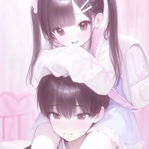 动漫情侣头像ai xhs布偶