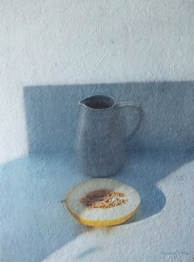 英国艺术家Andrejs Dinvalds （安德烈•丁瓦尔兹） 1970年出生于拉脱维亚里加，曾在波罗地海的媒体公司承担过多个电视频道的视觉设计工作。Andrejs画的通常都是非常简单常见的器皿，水果或者鲜花，多以俯视的角度，…