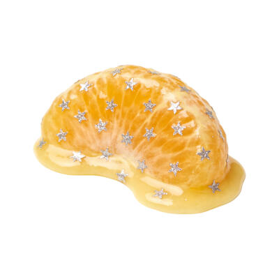 橘子瓣白底头像