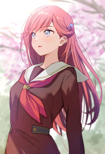 锦上同学，听闻花帆的大名而来到莲之空的106期新生，估计会加入cerise bouquet 