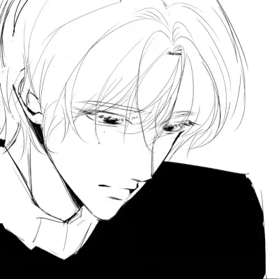 黑白动漫男头