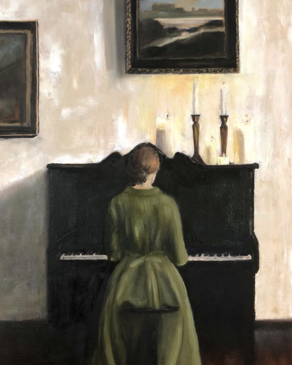 莉莉亚·科杜诺娃是一位出生于乌克兰、现居英国肯特郡的优秀当代具象画家，创作题材涵盖肖像、风景与静物，主要使用油画、水彩与炭笔绘画等媒介。她曾在基辅现实主义艺术学院接受绘画与素描训练，并完成伦敦皇家素描学校的发展年课程。她的创作深受乌克兰战争的影响：既映射出战争带来的痛苦与动荡，也蕴含着对家园与希望的温柔追忆。2025 年，她在英国举行名为 “声音” 的个展，作品在揭示痛苦与召唤希望之间找到情感平衡，展现出对人类坚韧精神的致敬。