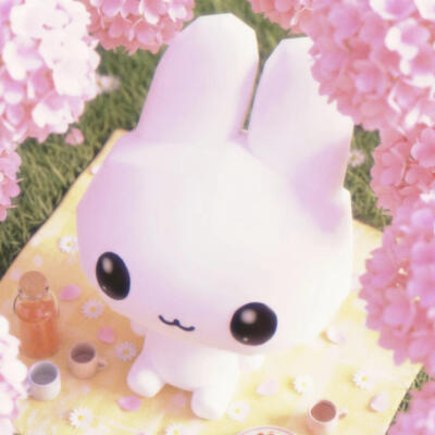 古早萌物小兔子可爱头像