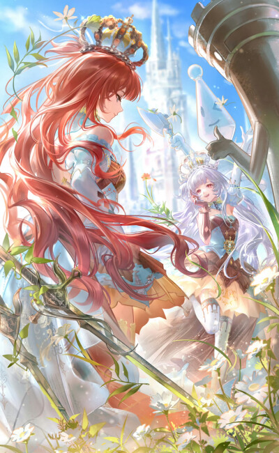 栗栗安和塔塔莉
❁影与白的协奏
❁晴与彩的共鸣