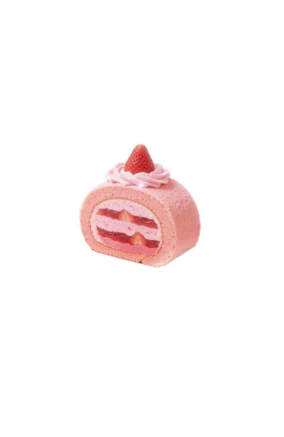 梦幻草莓甜品白底头像