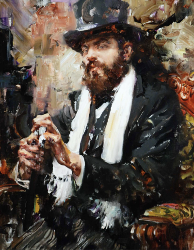 杰夫·沃茨是一位美国当代具象画家、插画师与艺术教育家，以充满表现力的人物绘画与强烈的写实功底而著称。他出生并成长于加利福尼亚，自幼对绘画和电影有着浓厚兴趣，早期曾为娱乐与电影行业工作，之后逐渐将重心转…