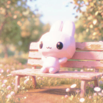 古早萌物小兔子可爱头像