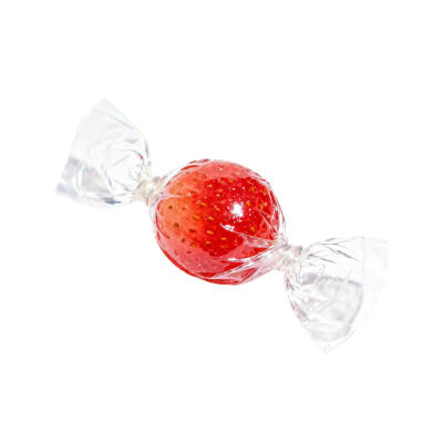 草莓糖果白底头像