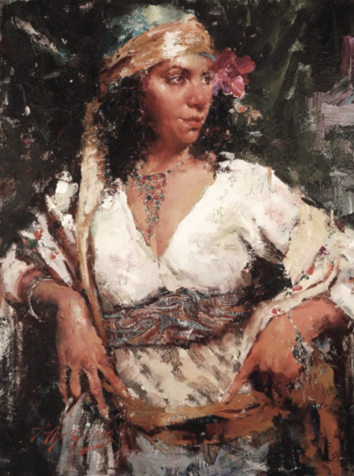 杰夫·沃茨是一位美国当代具象画家、插画师与艺术教育家，以充满表现力的人物绘画与强烈的写实功底而著称。他出生并成长于加利福尼亚，自幼对绘画和电影有着浓厚兴趣，早期曾为娱乐与电影行业工作，之后逐渐将重心转…