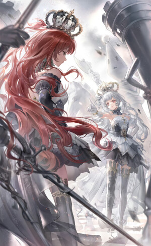 栗栗安和塔塔莉
❁影与白的协奏
❁晴与彩的共鸣