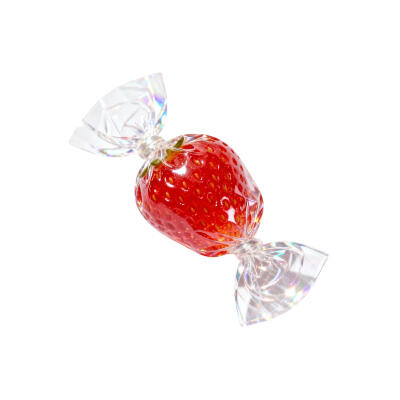 草莓糖果白底头像