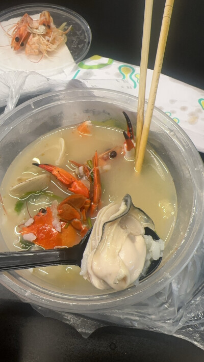 海鲜粥#外卖