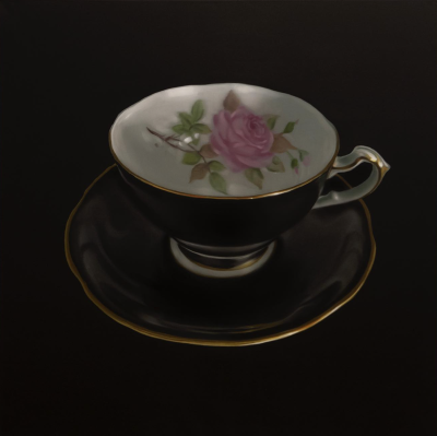 罗伯特·罗素（美国）的作品带有强烈的“概念写实主义”（Conceptual Realism）气质，一方面画工精细、写实风格明显，另一方面他用作品表达记忆、身份、欲望与真实性等主题。他经常以看似平凡或温馨的日常物品、瓷器…