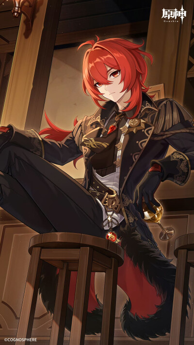 原神日推「迪卢克」2026年4月月历壁纸