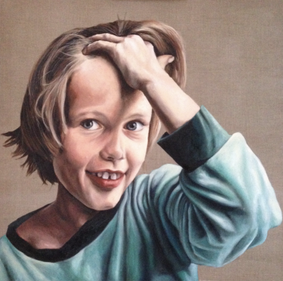 卡琳·内延胡伊斯是一位荷兰当代具象画家，以充满情绪张力与绘画质感的人物绘画而受到关注。她的创作建立在写实基础之上，同时强调笔触、材料与图像之间的关系，使作品在再现与表现之间形成鲜明张力。