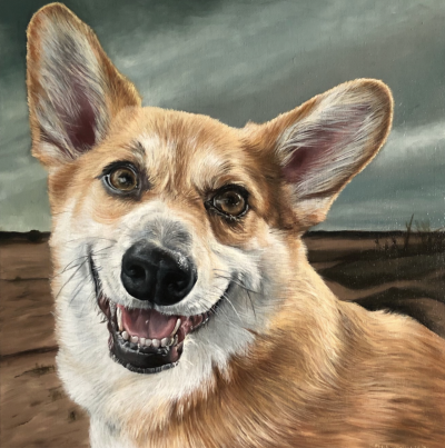 卡琳·内延胡伊斯是一位荷兰当代具象画家，以充满情绪张力与绘画质感的人物绘画而受到关注。她的创作建立在写实基础之上，同时强调笔触、材料与图像之间的关系，使作品在再现与表现之间形成鲜明张力。