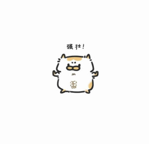 卡通小猫头