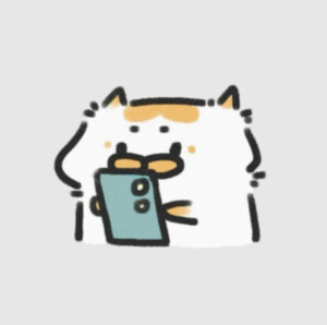 卡通小猫头