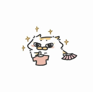 卡通小猫头