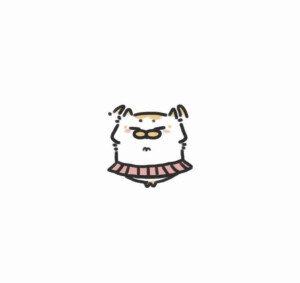 卡通小猫头