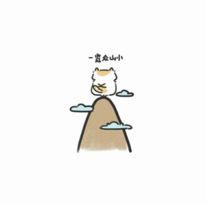 卡通小猫头
